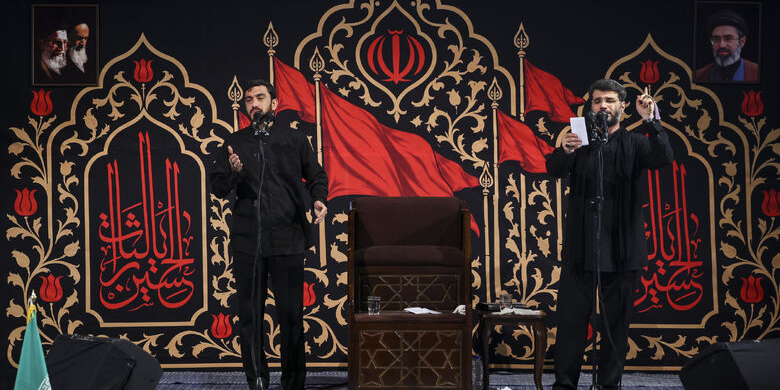 مراسم اربعین در جوار محل شهادت رهبر انقلاب مراسم اربعین در جوار محل شهادت رهبر انقلاب