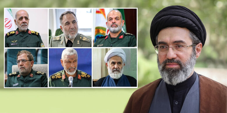 انتصاب شش فرمانده عالیرتبه در ستاد کل نیروهای مسلح، سپاه پاسداران و بسیج مستضعفین انتصاب شش فرمانده عالیرتبه در ستاد کل نیروهای مسلح، سپاه پاسداران و بسیج مستضعفین