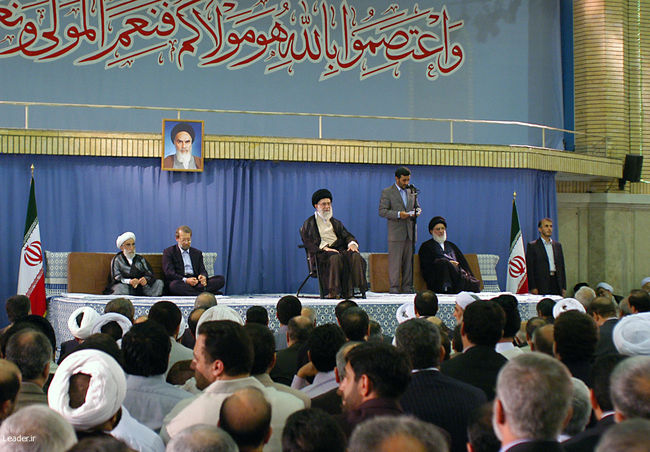مراسم تنفيذ حكم  دهمين دوره رياست جمهورى اسلامي ايران