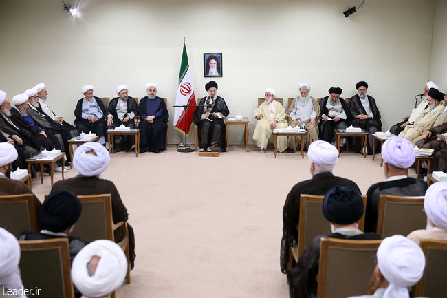 Rehberlik Fakihler Meclisi Başkanı ve Üyelerinin İslam İnkılâbı Rehberi Tarafından Kabulü