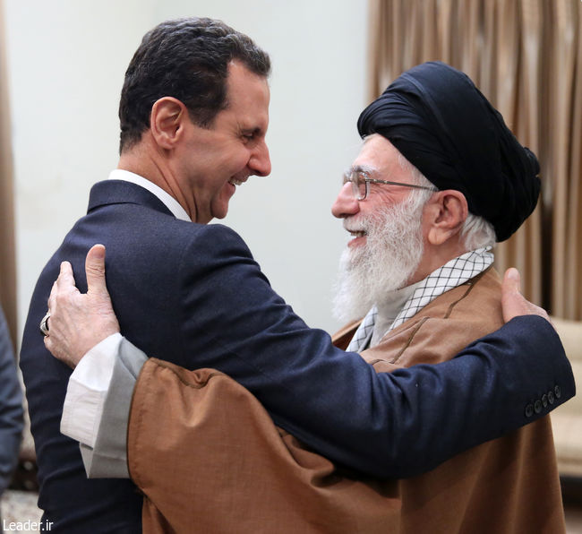 İslam İnkılabı Rehberi'nin Suriye cumhurbaşkanı ile görüşmesi