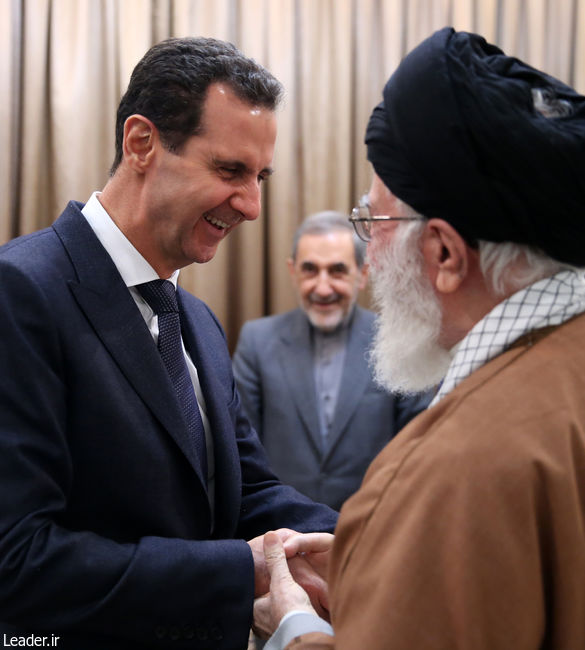 İslam İnkılabı Rehberi'nin Suriye cumhurbaşkanı ile görüşmesi