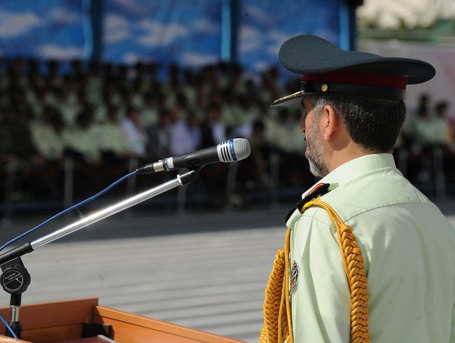 مراسم دانش آموختگی دانشجویان دانشگاه علوم انتظامی