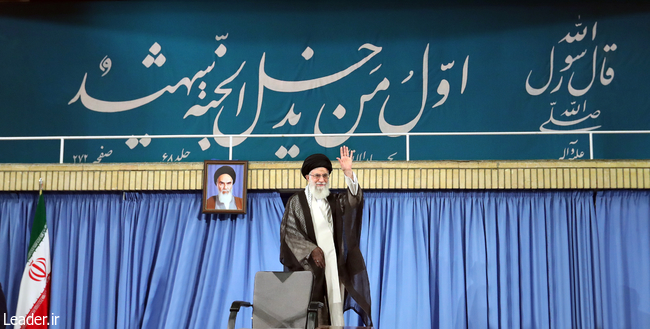 Ayatollah Khamenei receives a group of families of Defenders of Shrine and Border Guard martyrs.