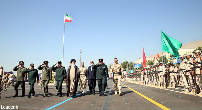 Ayatollah Khamenei attends the graduation ceremony of Iran’s police cadets.