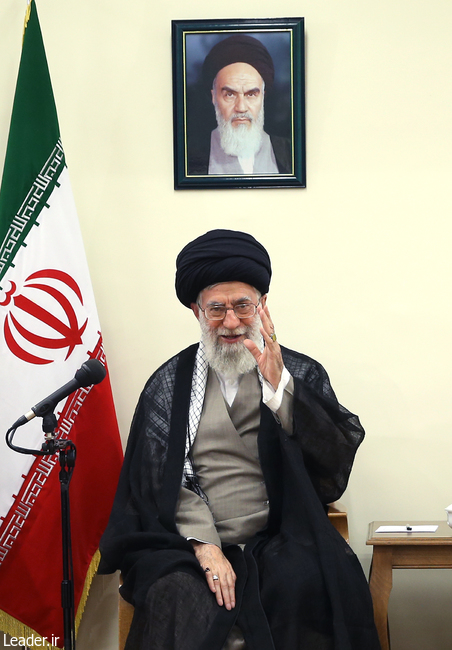 Ayatollah Khamenei receives newly-elected members of the Assembly of Experts.