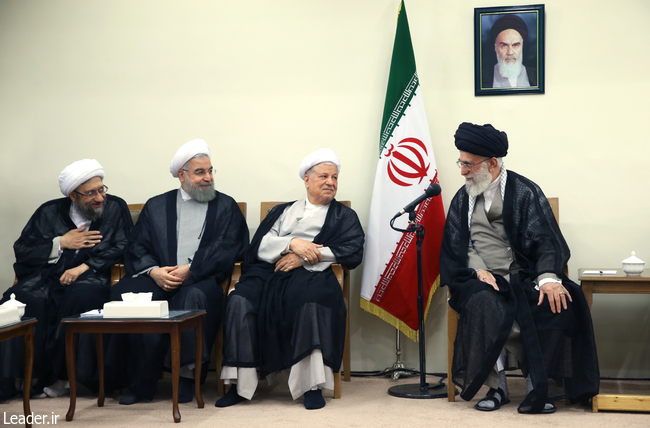 Ayatollah Khamenei receives newly-elected members of the Assembly of Experts.