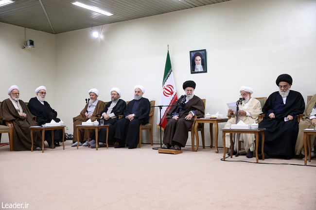 Ayatollah Khamenei meets with members of the Assembly of Experts