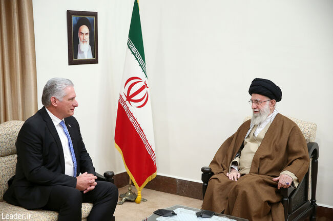 In his meeting with the President of Cuba