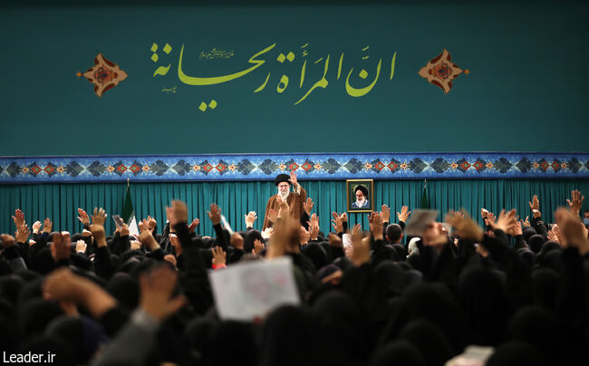 In a meeting with thousands of women and girls, the Leader of the Islamic Revolution said:
