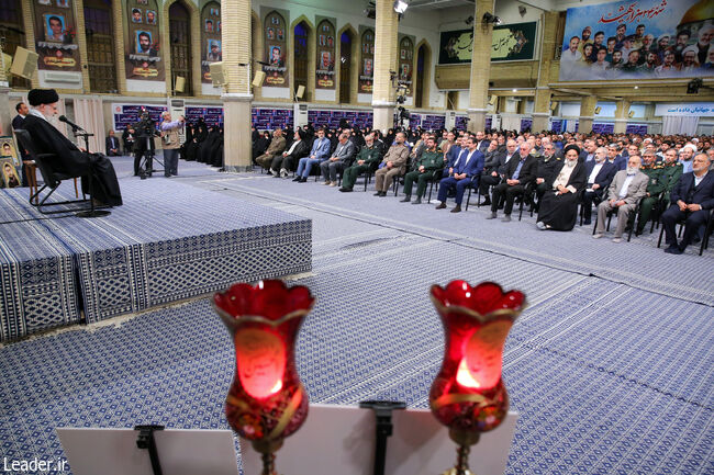 The Leader of the Islamic Revolution to the 24,000 Martyrs Congress of Greater Tehran