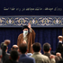 The Supreme Leader of the Islamic Revolution in a group meeting of workers