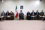 The Leader's meeting with the president and members of the 12th administration The Leader's meeting with the president and members of the 12th administration