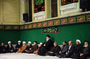 رہبر معظم کی موجودگي میں حضرت فاطمہ ز(س)کی شہادت کی مناسبت سے آخری مجلس کا انعقاد