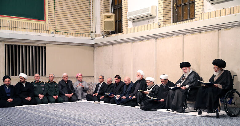 Встреча с семьями шехидов, руководством и иностранными гостями