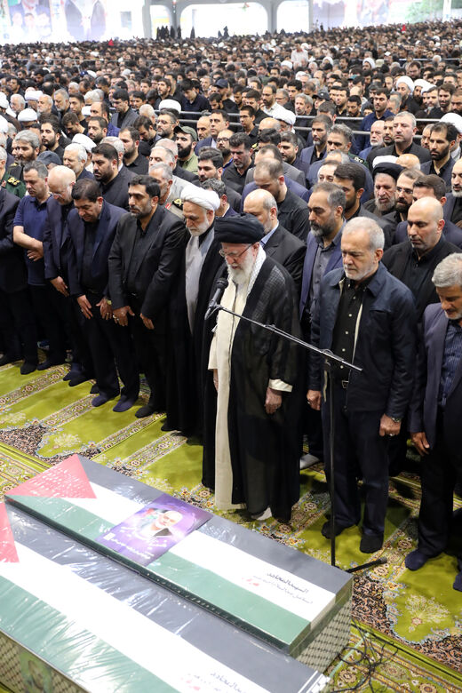 Funeral Prayers Held at the University of Tehran