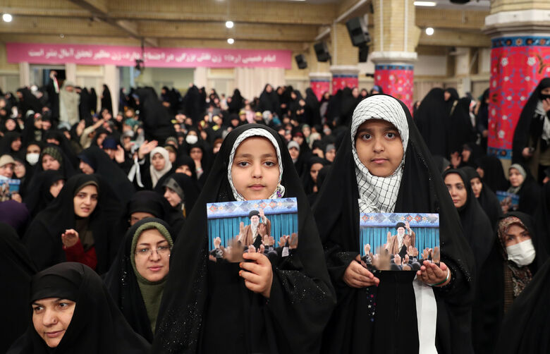 Leader of Islamic Revolution Meets With Thousands of Women and Girls