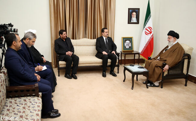 Rencontre avec le Premier ministre irakien, Mohammed Shia al-Sudani suite au décès du président Raissi