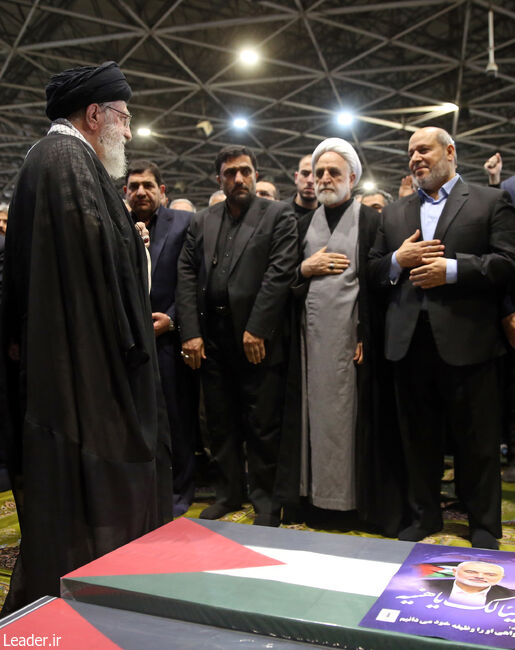 Funeral Prayers Held at the University of Tehran