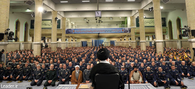 İslam İnkılabı Rehberi, Hava Kuvvetleri komutanlarını kabul etti