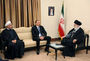الإمام الخامنئي يستقبل الرئيس الآذربيجاني و یؤکد على الجدّ فی متابعة الاتفاقیات
